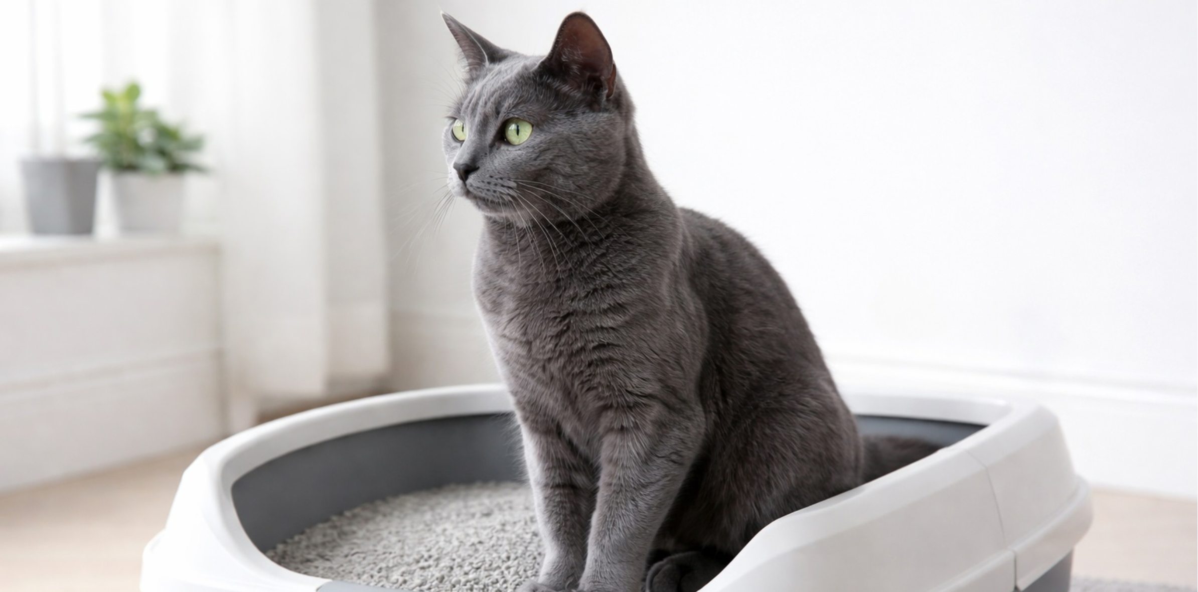 Кошка в лотке